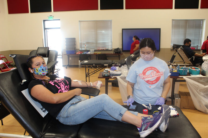 Blood drive milestone
